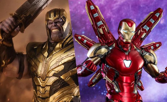 Đồ chơi mới ra hé lộ Iron Man cũng đeo Infinity Gauntlet để gõ lại Thanos