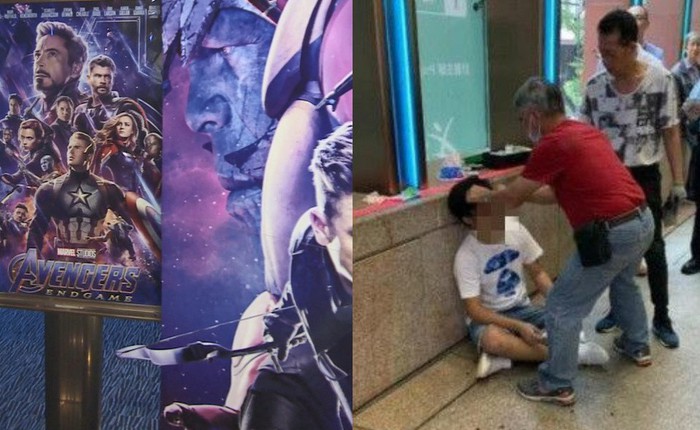 Thanh niên Hồng Kông bị đấm chảy máu đầu vì spoil Endgame ngay cổng rạp