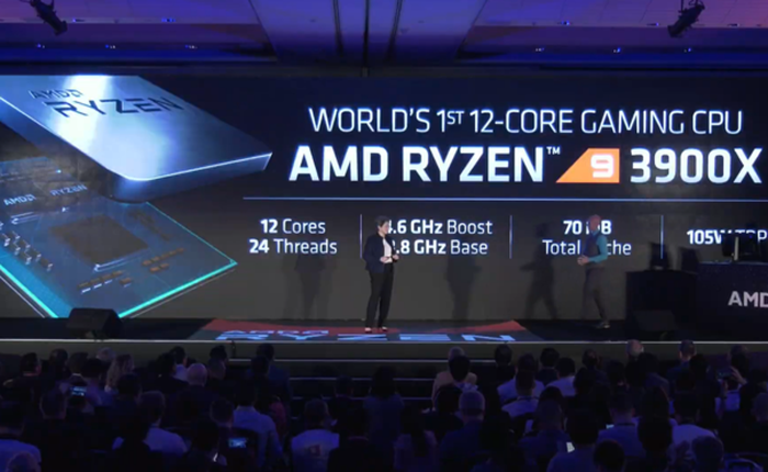 [Computex 2019] AMD trình làng CPU Ryzen 9 3900X, 12 lõi/24 luồng, giá chỉ 499 USD