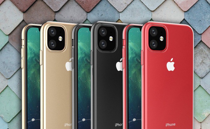 iPhone XR 2019 lộ ảnh render với camera kép hình vuông, màu sắc dịu mắt giống iPhone XS
