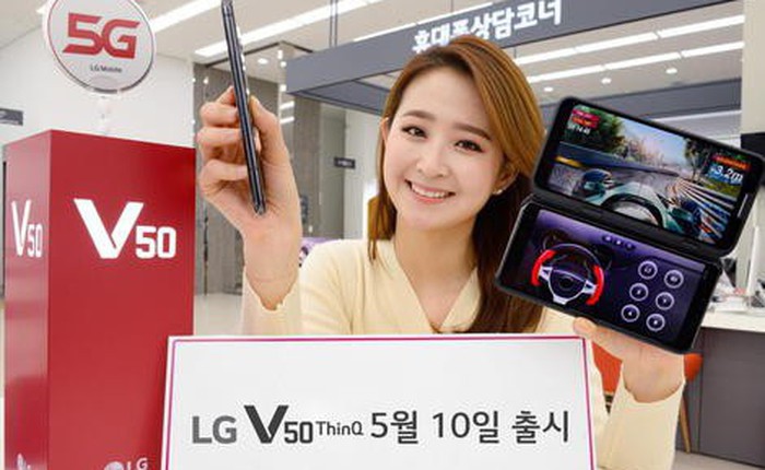 LG sẽ ra mắt smartphone V50 ThinQ 5G vào ngày 10 tháng 5