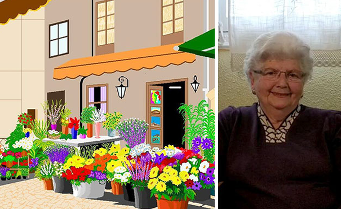 Cụ bà 88 tuổi trở thành ngôi sao internet vì khả năng vẽ tranh tuyệt đẹp bằng MS Paint