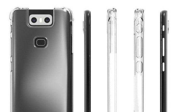 Nhà sản xuất case để lộ thiết kế Asus Zenfone 6 với cụm camera khá dị phía sau