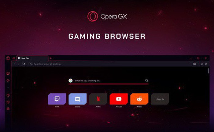 Opera ra mắt trình duyệt đầu tiên dành cho game thủ, cho phép giới hạn CPU và RAM