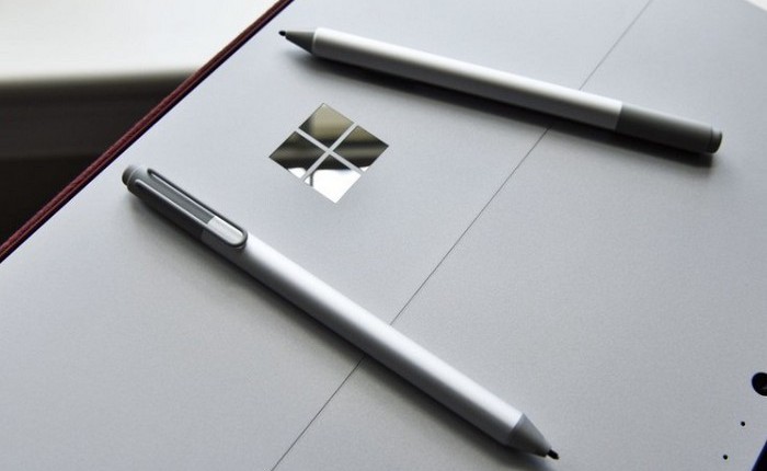 Microsoft đang nghiên cứu loại bút Surface Pen dẻo, có thể uốn cong thành tai nghe không dây