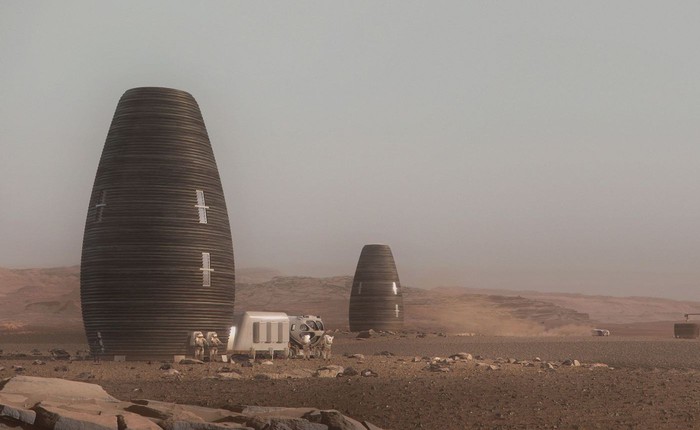 [Việt hóa] Đây là thiết kế nhà ở trên Sao Hỏa được NASA thưởng 500.000 USD: 4 tầng đầy đủ tiện nghi, chống bức xạ, in 3D bằng robot