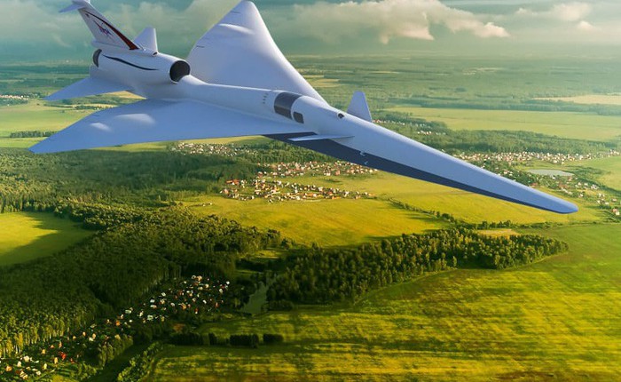 Trong tương lai, bạn có thể được bay xuyên quốc gia bằng loại máy bay siêu thanh mới của Lockheed Martin