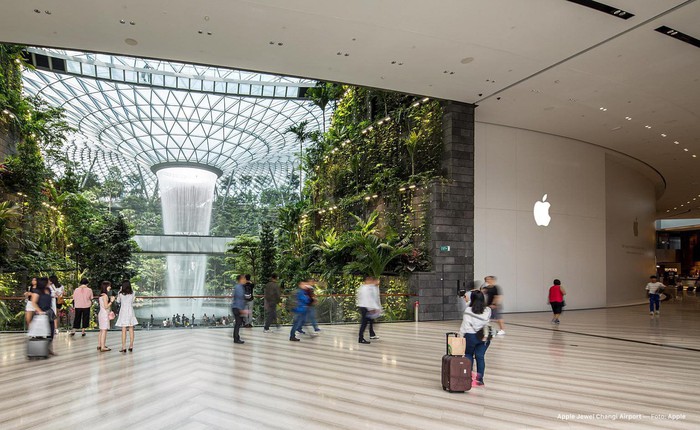 Apple mở cửa hàng ngay trong sân bay Changi (Singapore): Tin vui cho dân buôn iPhone Việt Nam