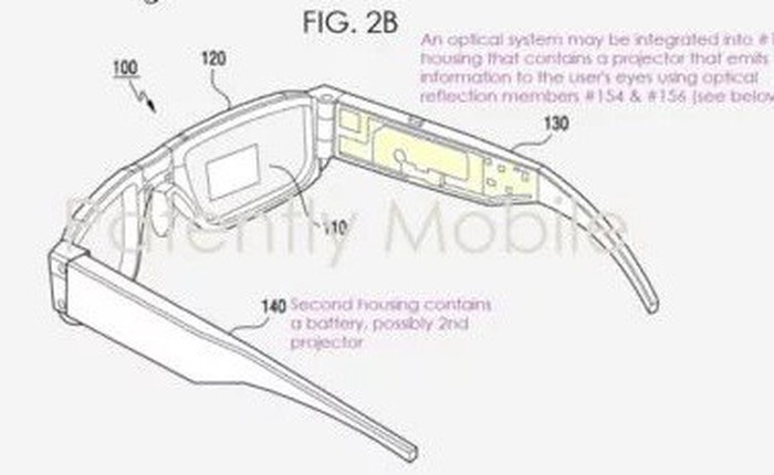Kính AR của Samsung lộ diện trong sáng chế vừa được phê duyệt, kích thước nhỏ gọn, giống kính thường