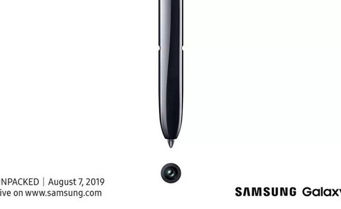 Samsung chính thức gửi giấy mời sự kiện ra mắt Galaxy Note 10 ngày 7/8, xác nhận camera đục lỗ