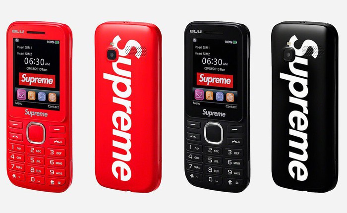 Supreme ra mắt điện thoại cục gạch, màn hình 2,4 inch, kết nối 3G, giá có thể tương đương smartphone flagship