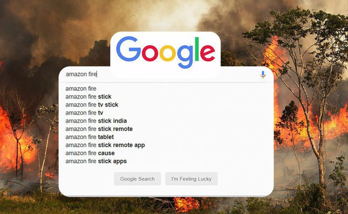 Tìm đám cháy rừng Amazon trên Google, kết quả cho ra toàn... máy tính bảng