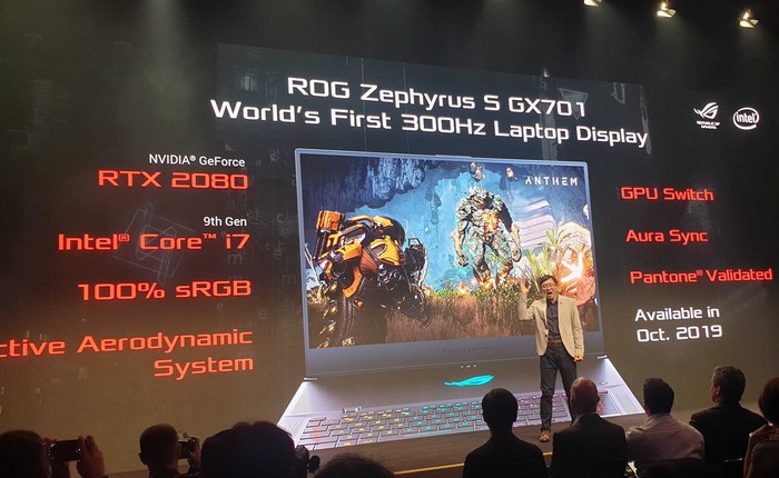 Asus và Acer công bố laptop gaming màn hình 300Hz đầu tiên