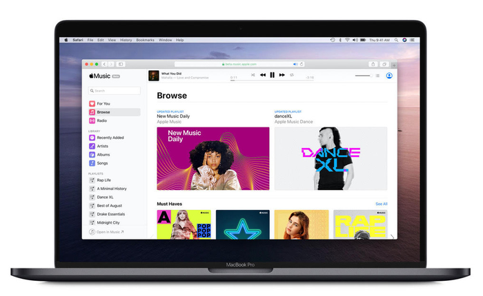 Apple Music ra mắt phiên bản web