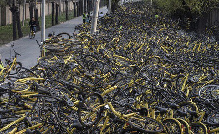 Sự trỗi dậy và sụp đổ của hàng loạt ‘đế chế’ cho thuê xe đạp tại Trung Quốc