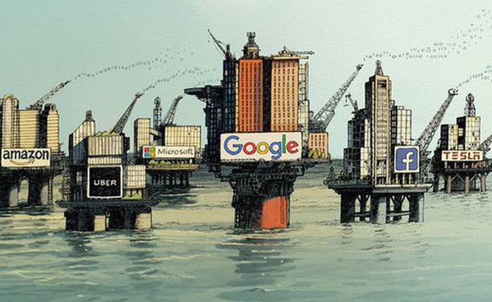 Facebook, Google, Amazon... đã chứng minh cho cả thế giới thấy dầu mỏ không còn là tài nguyên số 1