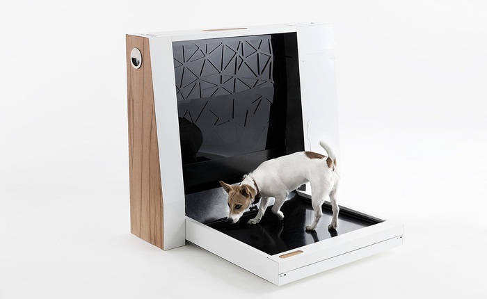 Đây là máy vệ sinh thông minh dành cho chó với khả năng tự động dọn dẹp chất thải của các "boss", giá hơn 16 triệu đồng
