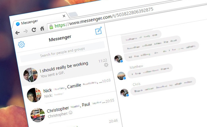Tránh người khác xem lén tin nhắn Facebook của bạn trên Google Chrome