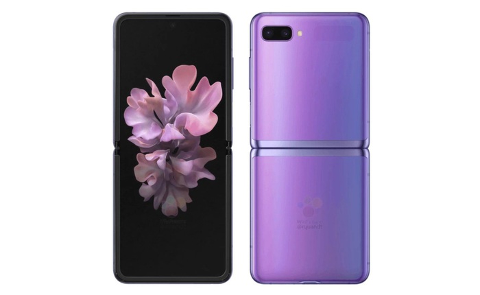 Smartphone màn hình gập vỏ sò Galaxy Z Flip lộ ảnh render chính thức, giá 38 triệu đồng