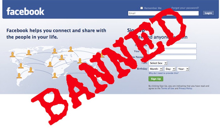Trụ sở Facebook chặn truy cập… Facebook