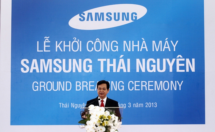 Samsung khởi công nhà máy sản xuất di động lớn nhất thế giới ở Việt Nam