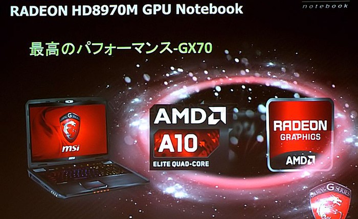 Radeon HD 8970M tên mã "Neptune" xuất hiện cùng laptop GX70 của MSI