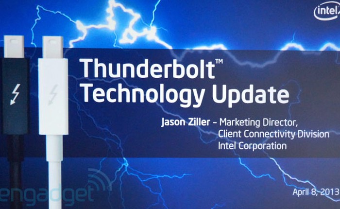 Intel công bố chuẩn Thunderbolt thế hệ mới, băng thông lên tới 40Gbps