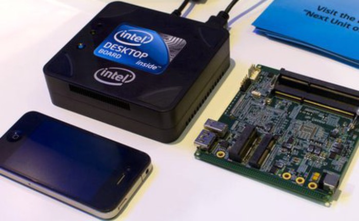 Máy tính siêu nhỏ NUC của Intel có giá 8,5 triệu đồng