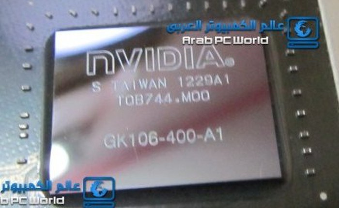 Lộ diện chip GK106 dành cho card GTX 660 của NVIDIA