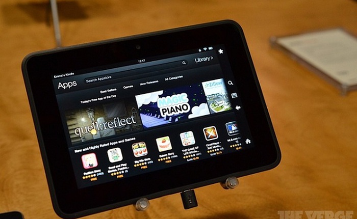 Doanh số Kindle Fire HD tăng trưởng mạnh trong thời điểm iPad mini ra mắt