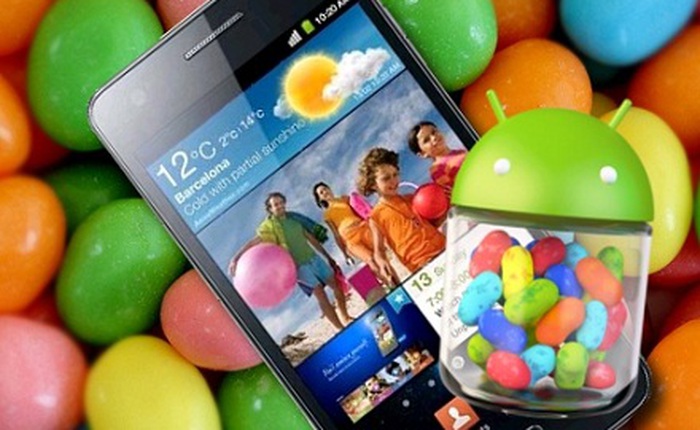 Samsung Galaxy S II và Note sẽ được nâng cấp lên Jelly Bean vào tháng 1