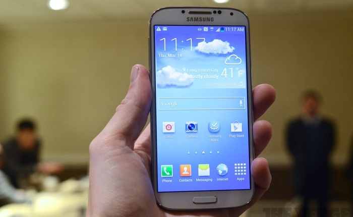 Những hình ảnh của Galaxy S4 chính thức ra mắt sáng nay