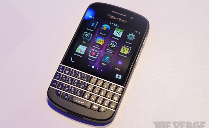 Hình ảnh chính thức của BlackBerry Q10