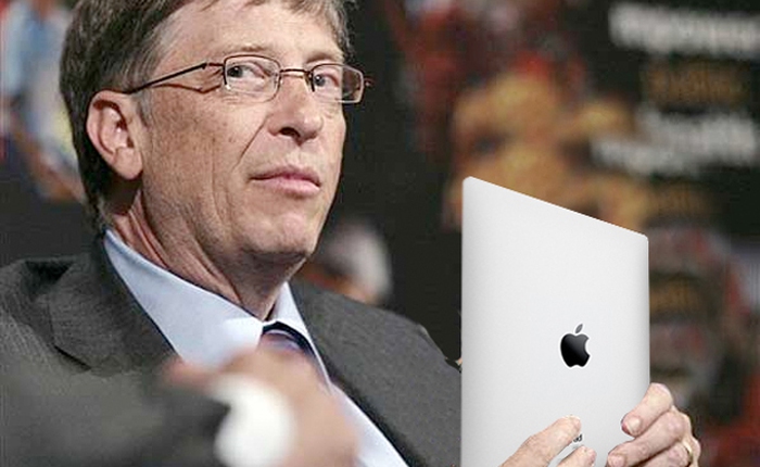 Bill Gates: "Người dùng chán nản iPad vì thiếu bàn phím vật lý"