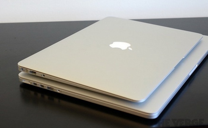 MacBook Pro màn hình Retina so dáng với MacBook Air và phiên bản cũ