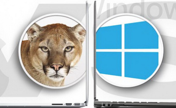 Mac OSX 10.8 vs. Windows 8: Bất phân thắng bại