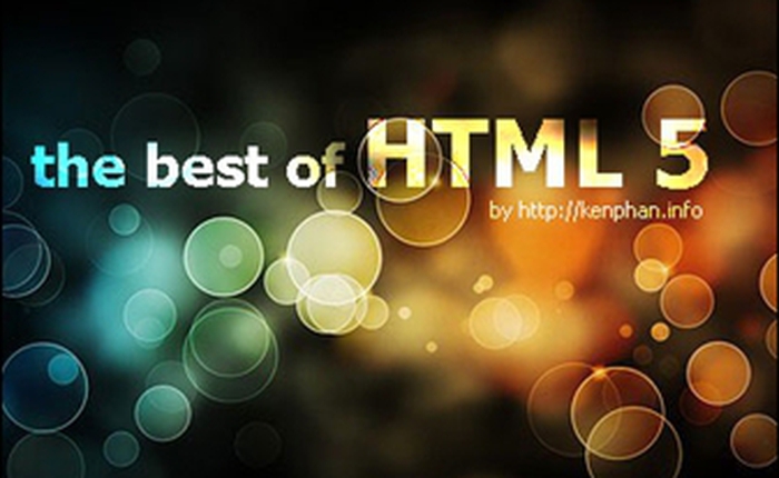 Cùng cảm nhận các hiệu ứng đẹp mắt trên nền tảng HTML5