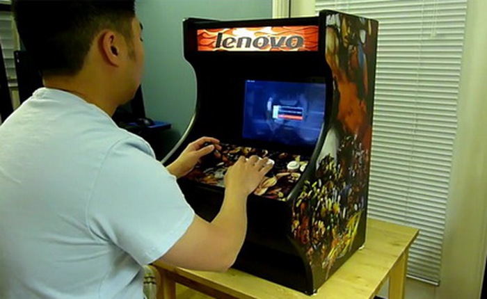 Biến laptop Lenovo thành máy game thùng Street Fighter