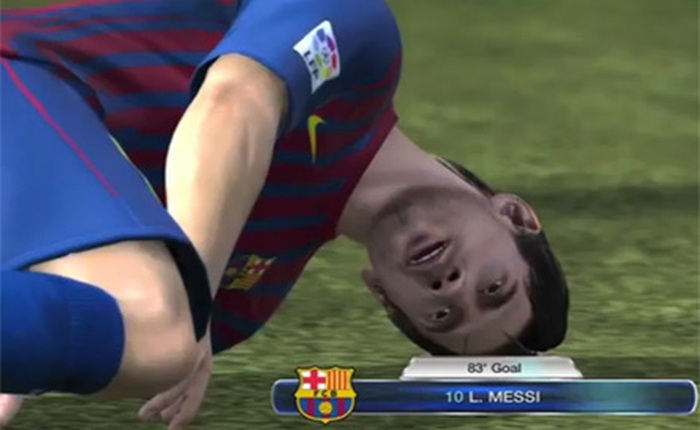 Fifa12: Messi ăn mừng bằng cách... giả chết