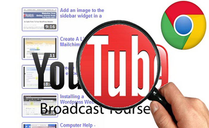 Tìm nhanh video YouTube bằng cách bôi đen