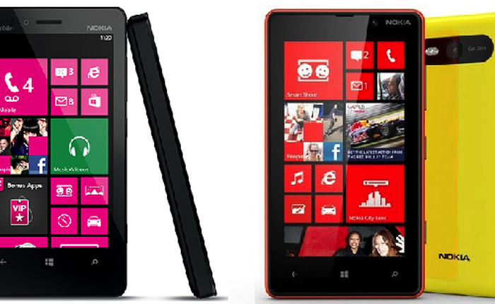 Các nhà mạng Mỹ công bố các biến thể của Lumia 820