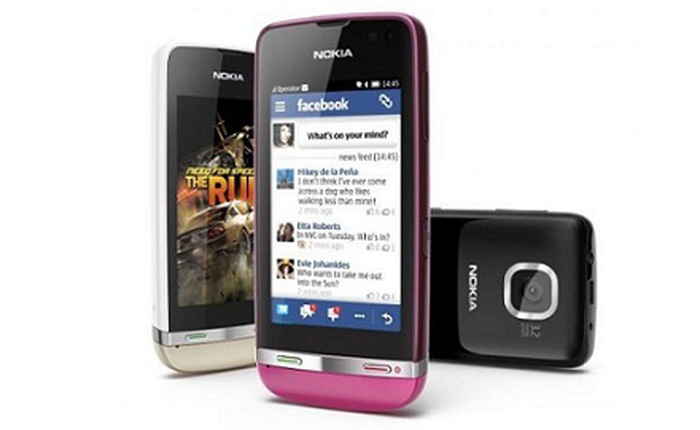 Nokia trình làng 3 điện thoại Asha cảm ứng giá rẻ