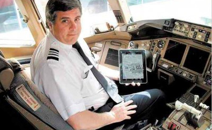 Galaxy Note áp đảo iPad trong hàng không Hoa Kỳ