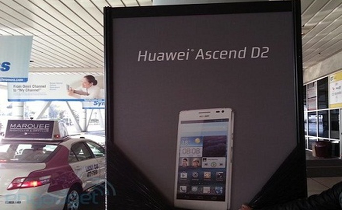 Huawei Ascend D2 sẽ được giới thiệu tại CES 2013