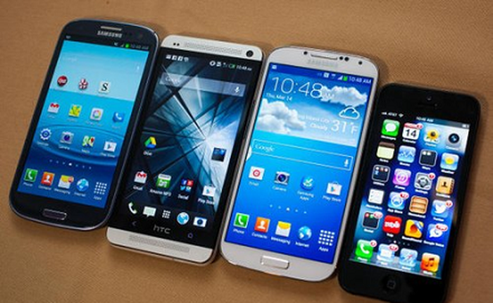 Galaxy S4 đọ màn hình cùng HTC One, Xperia Z, Lumia 920 và iPhone 5