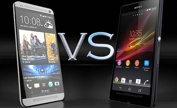 HTC One vs Sony Xperia Z: Cuộc đấu của 2 "gã đẹp mã"