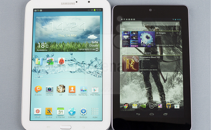 Galaxy Note 8.0 vs Nexus 7: Cuộc chiến tablet Android cỡ nhỏ