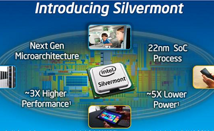 Đôi điều về Atom Silvermont: Tương lai mới của máy chủ, Notebook và thiết bị di động