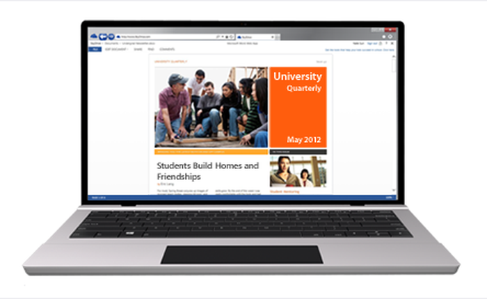Xem các tài liệu Office trực tuyến thông qua dịch vụ của Microsoft