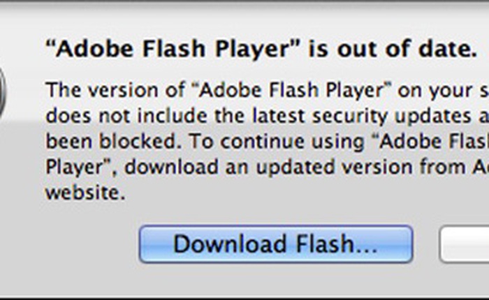 Apple ép buộc người dùng nâng cấp Flash Player mới